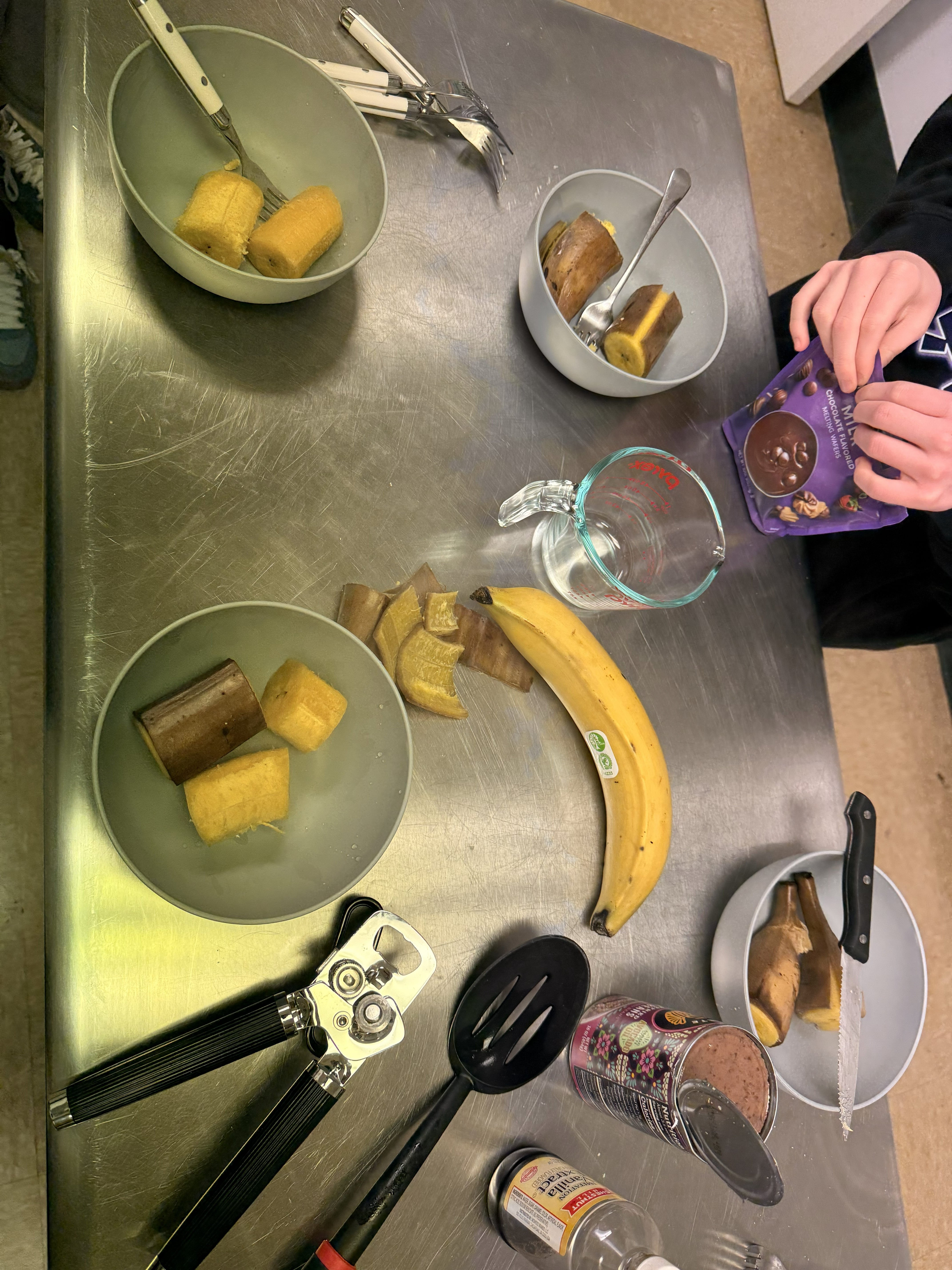 Culinary class at Trinity Prep