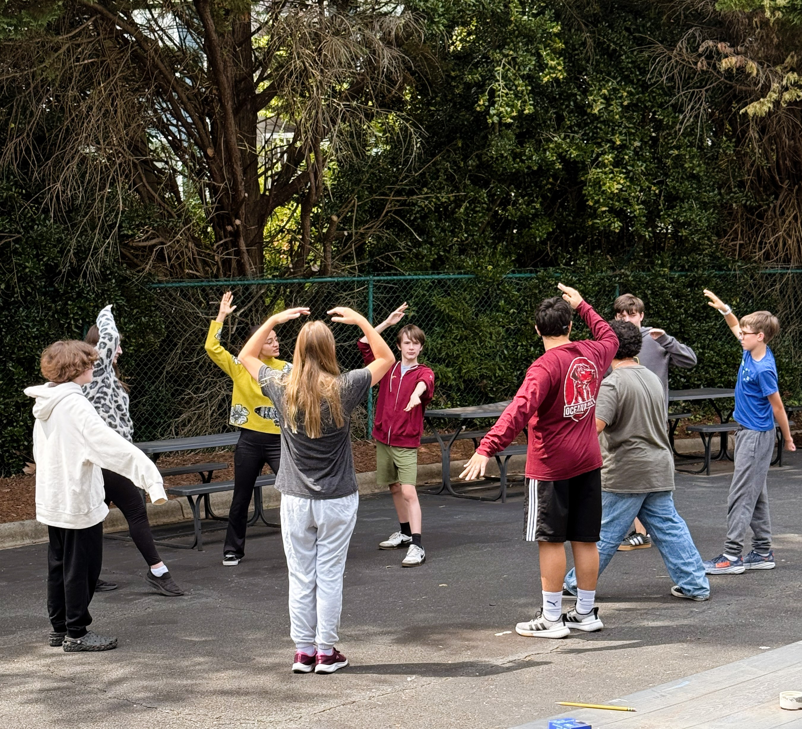 Outdoors at Trinity Prep